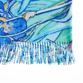 Iris de Van Gogh - Art Pashmina 4