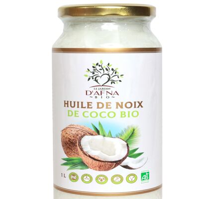 Huile de noix de coco Bio 1 L
