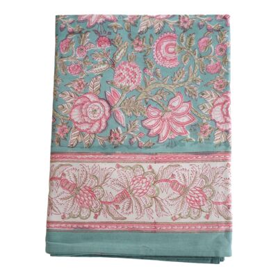 Rectangular cotton tablecloth printed "Spring"