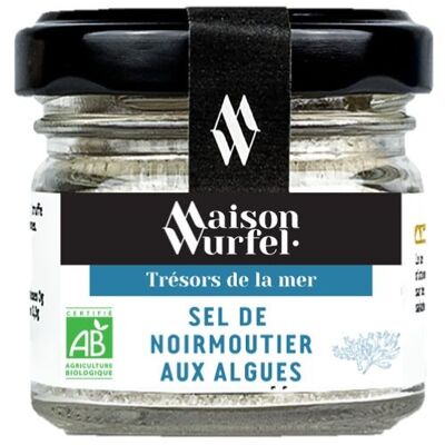 NOIRMOUTIER SALT WITH ORGANIC BRITTANY SEAWEED