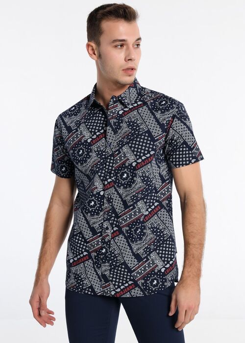 LOIS JEANS - Printed Short Sleeve Shirt | 123591