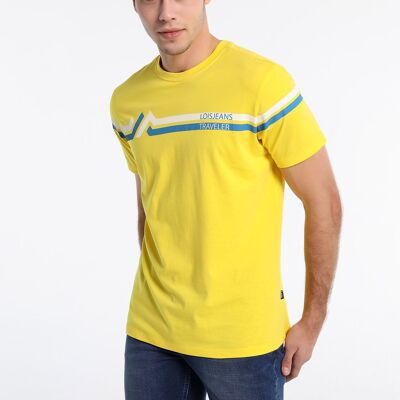 LOIS JEANS – Kurzarm-T-Shirt mit grafischen Streifen | 123604