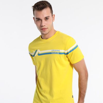 LOIS JEANS - T-shirt a maniche corte con righe grafiche | 123604