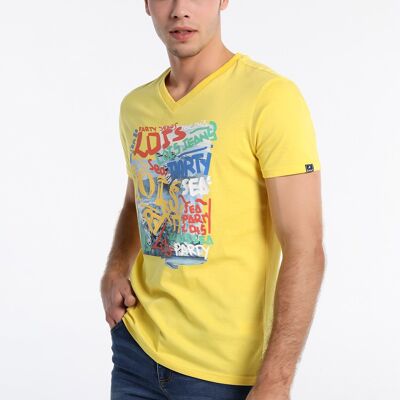 LOIS JEANS - Graphic V-Neck T-Shirt | 123612