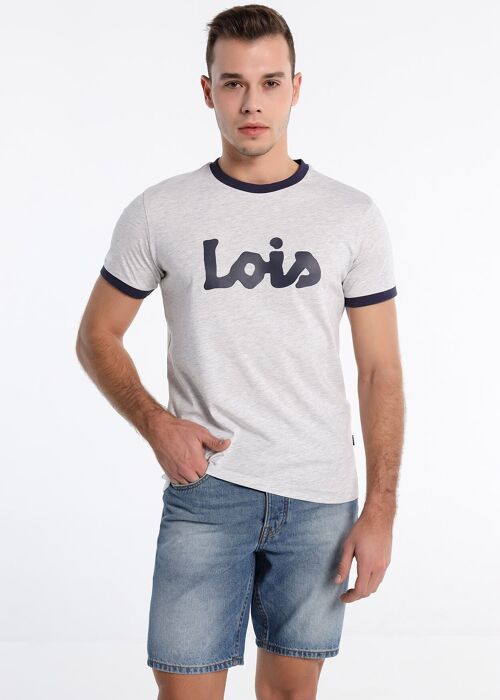 LOIS JEANS - Short sleeve t-shirt contrast logo |123618