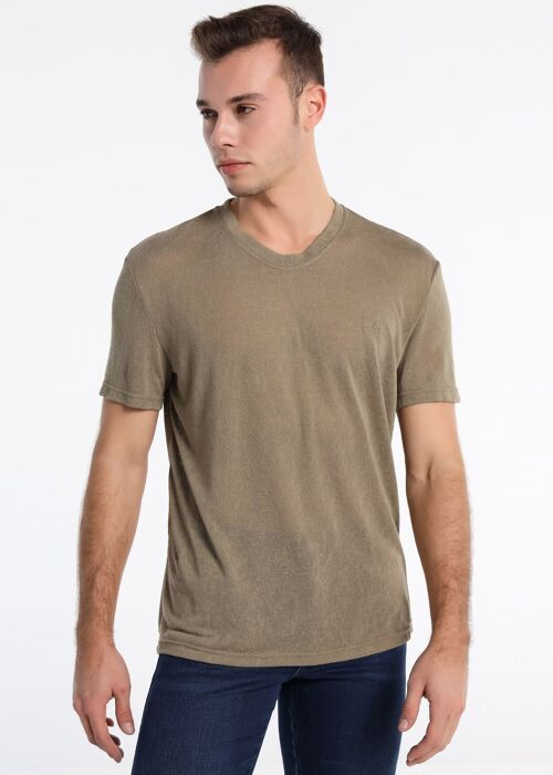 LOIS JEANS - Short Sleeve V-neck T-Shirt Blend | 123622