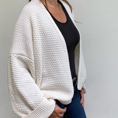 Strickjacke ALICE aus 100 % Wolle