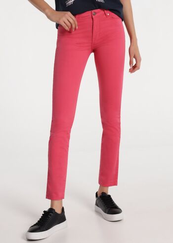 LOIS JEANS - Pantalon coupe skinny couleur sergé | 123644 1