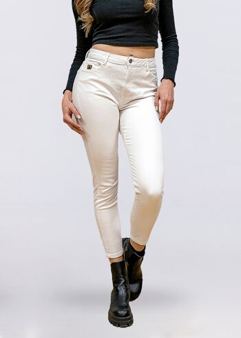 LOIS JEANS - Coupe skinny taille haute en denim blanc | 123652 1