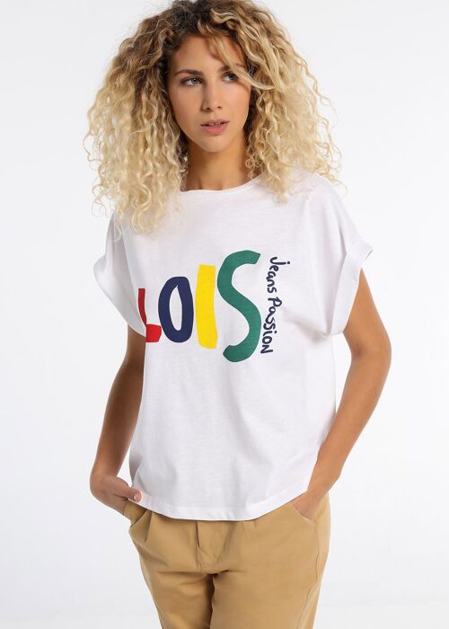 LOIS JEANS - Double Sleeve T-Shirt With Graphic | 123713