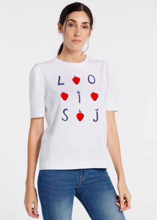 LOIS JEANS - Volume Fold Sleeve T-Shirt | 123715
