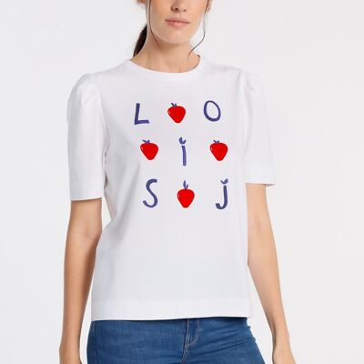 LOIS JEANS - Volume Fold Sleeve T-Shirt | 123715