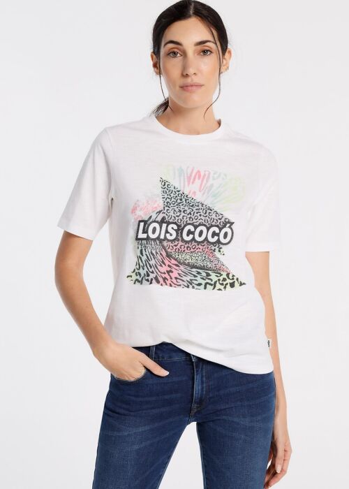LOIS JEANS - T-shirt with Sugar Print Graphic | 123730