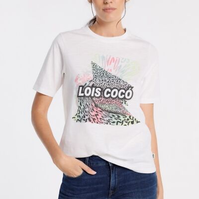 LOIS JEANS – T-Shirt mit Sugar-Print-Grafik | 123730