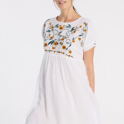 LOIS JEANS – Kleid mit bestickten Details | 123763