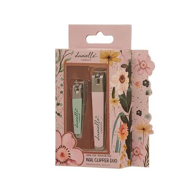 Danielle Painted Floral Nail Clipper Duo