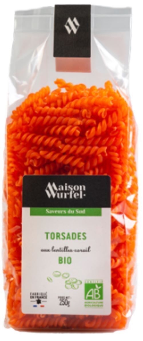 TWISTS DI LENTICCHIE CORALLO BIOLOGICHE