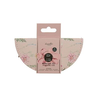 Danielle Painted Floral Manicure Set