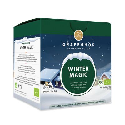 Winter Magic Tea, 15 pyramid bags in a folding box