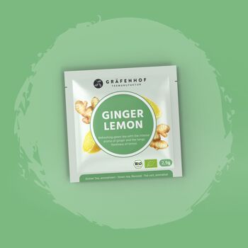 Thé gingembre-citron, 15 sachets pyramidaux dans une boîte pliante 5