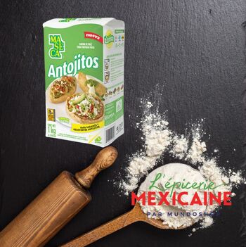 Farine de maïs pour Antojitos - Maseca - 1 kg 3