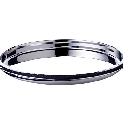 Orlando tray (ø 35 cm) round, highly polished stainless steel, serving tray, decorative tray