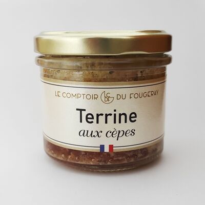 Label Rouge pork terrine with porcini mushrooms (Le Comptoir du Fougeray)