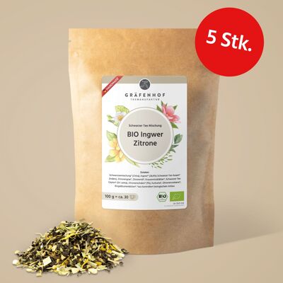 ORGANIC Ginger Lemon - 5 pcs.