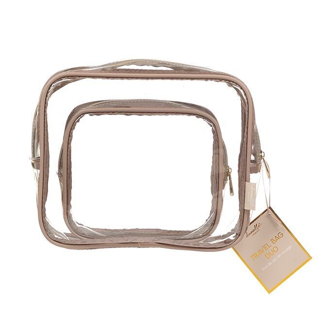 Duo di borse da viaggio trasparenti Danielle Simply Slouch