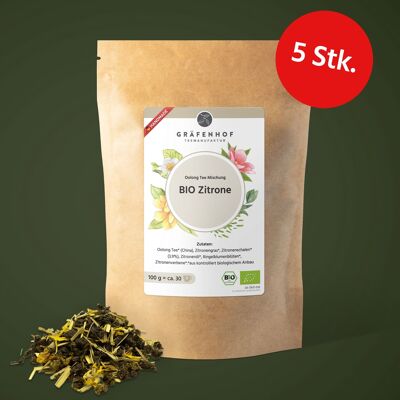 ORGANIC lemon - 5 pcs.