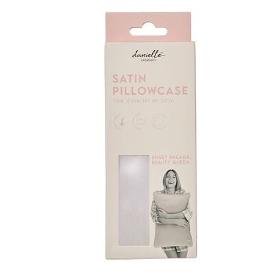 Danielle Simply Slouch Satin Pillow Case - White