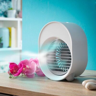 KOOLIZER : Mini Climatiseur Humidificateur et Diffuseur d'Arà´mes