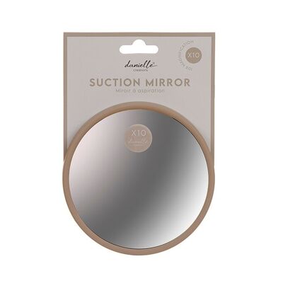 Miroir à Ventouse Danielle - Taupe