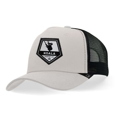 Casquette Gris Koala / Noir