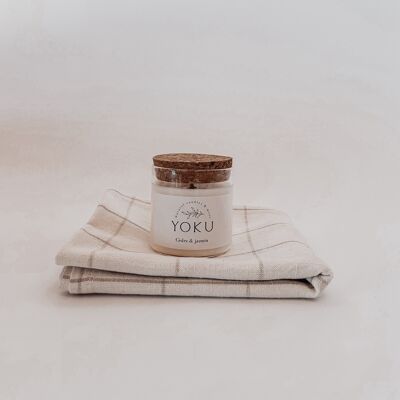 CEDAR & JASMINE cork candle