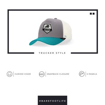 Casquette Dauphin Gris / Blanc / Bleu 3