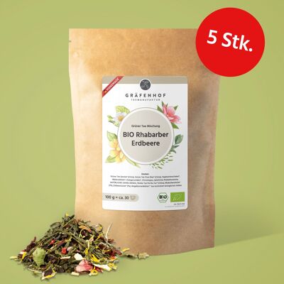 Fraise Rhubarbe BIO - 5 pcs.