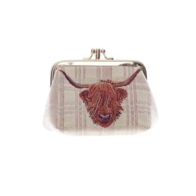 Mucca dell'altopiano - Borsa con cornice