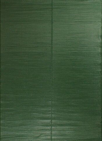 Tapis d'extérieur motif uni vert 2