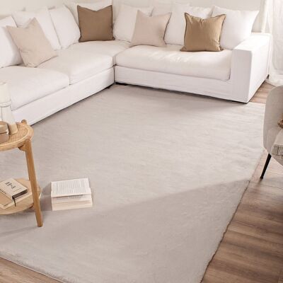Super soft gray rug