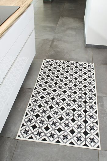 Tapis AZULEJO 754 noir 10