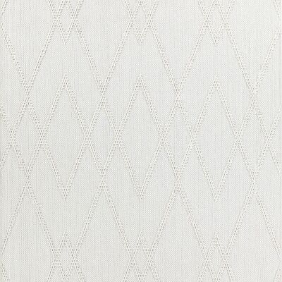 Cream wool look rug with diamond patterns