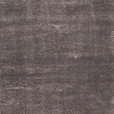 Morbido tappeto a pelo lungo Cosy 902 grigio tinta unita