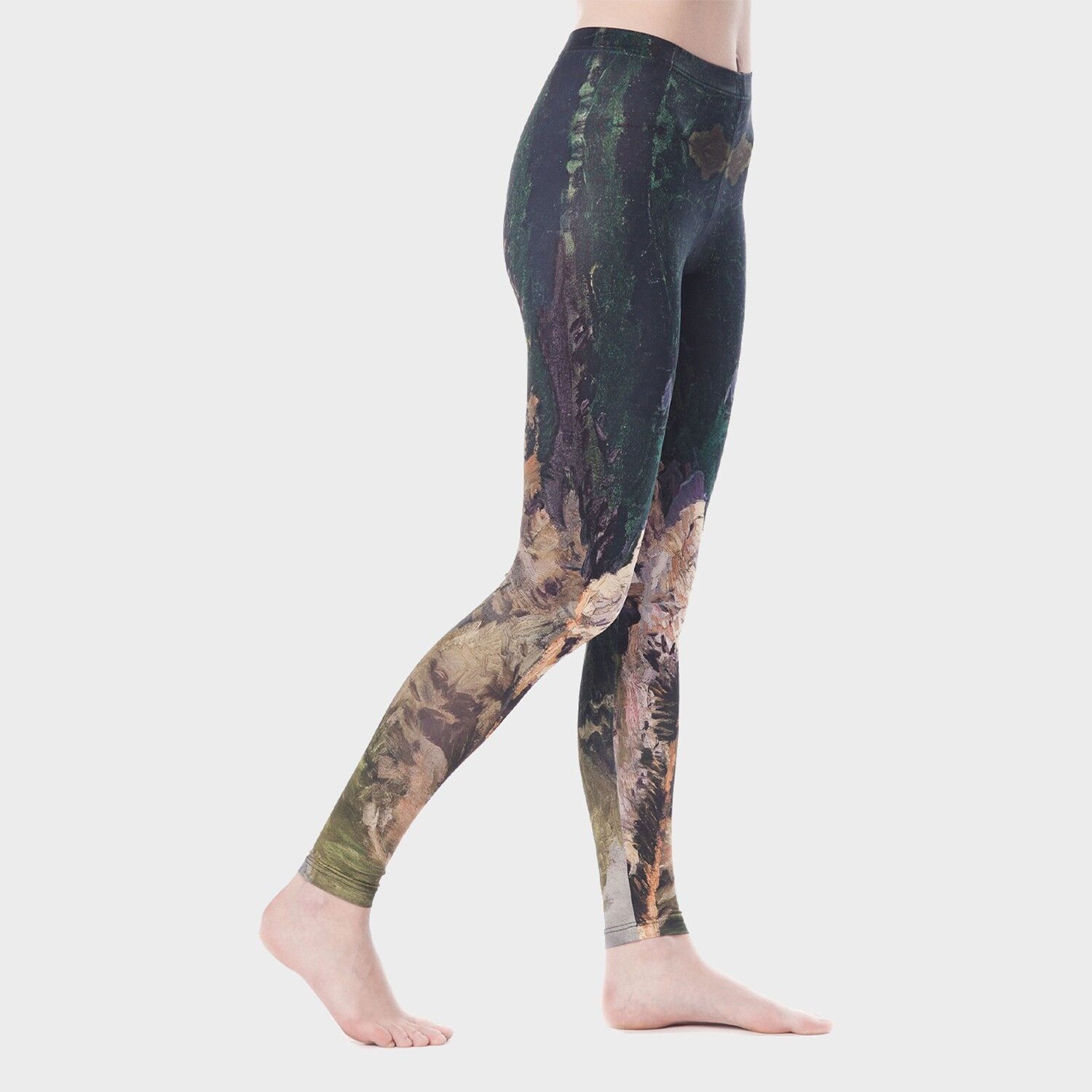 Art inspired leggings - Woods - High rise - Full lenght