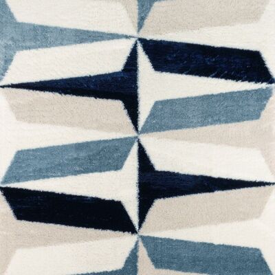 Soft shaggy rug KARENA 676 blue