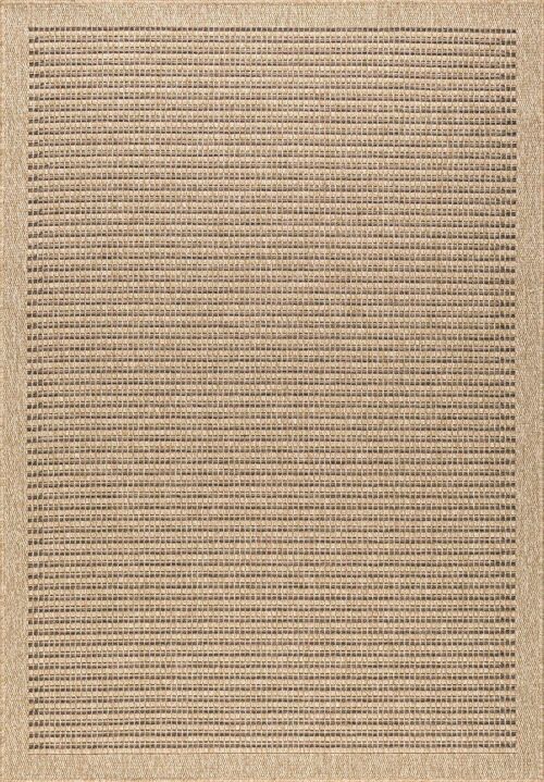 Tapis aspect Jute Nature 8751 marron