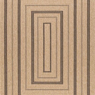 Jute Nature look rug 8863 black