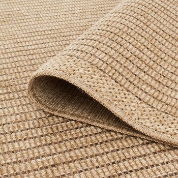 Tapis aspect Jute Nature 8876 marron 3