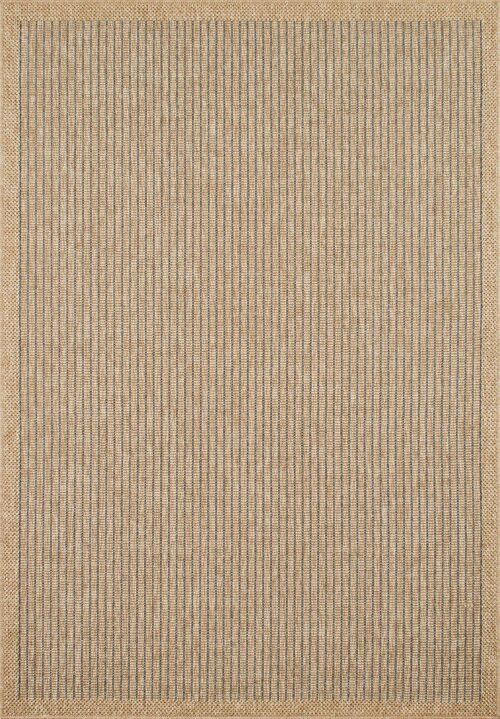 Tapis aspect Jute Nature 8876 bleu