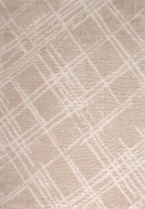 Tapis shaggy doux Oslo 668 beige